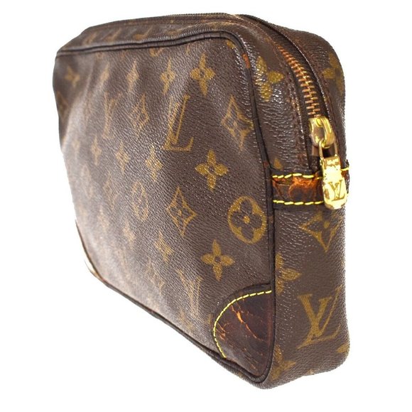 LOUIS VUITTON Marly Dragonne GM Clutch Hand Bag Monogram Brown M51825 01SH281 - Picture 15 of 16